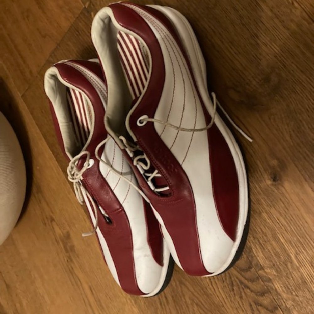 FootJoy Contour Red/White Ladies' Golf Shoes